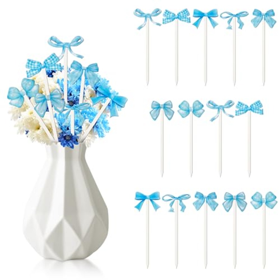 Floral Picks Wood - Wooden Pick - 14PCS Tie Double-sided