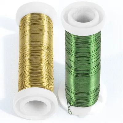 Florist Wreath Supply - 2 Rolls Florist Wire Floral Stem