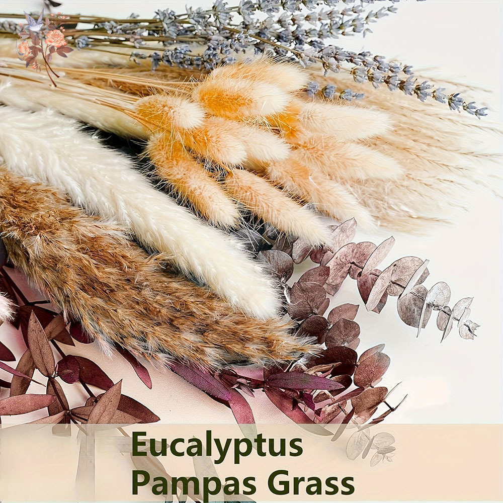 75PCS Dried Pampas Eucalyptus  – обзор и цена Dried Flower Bunch