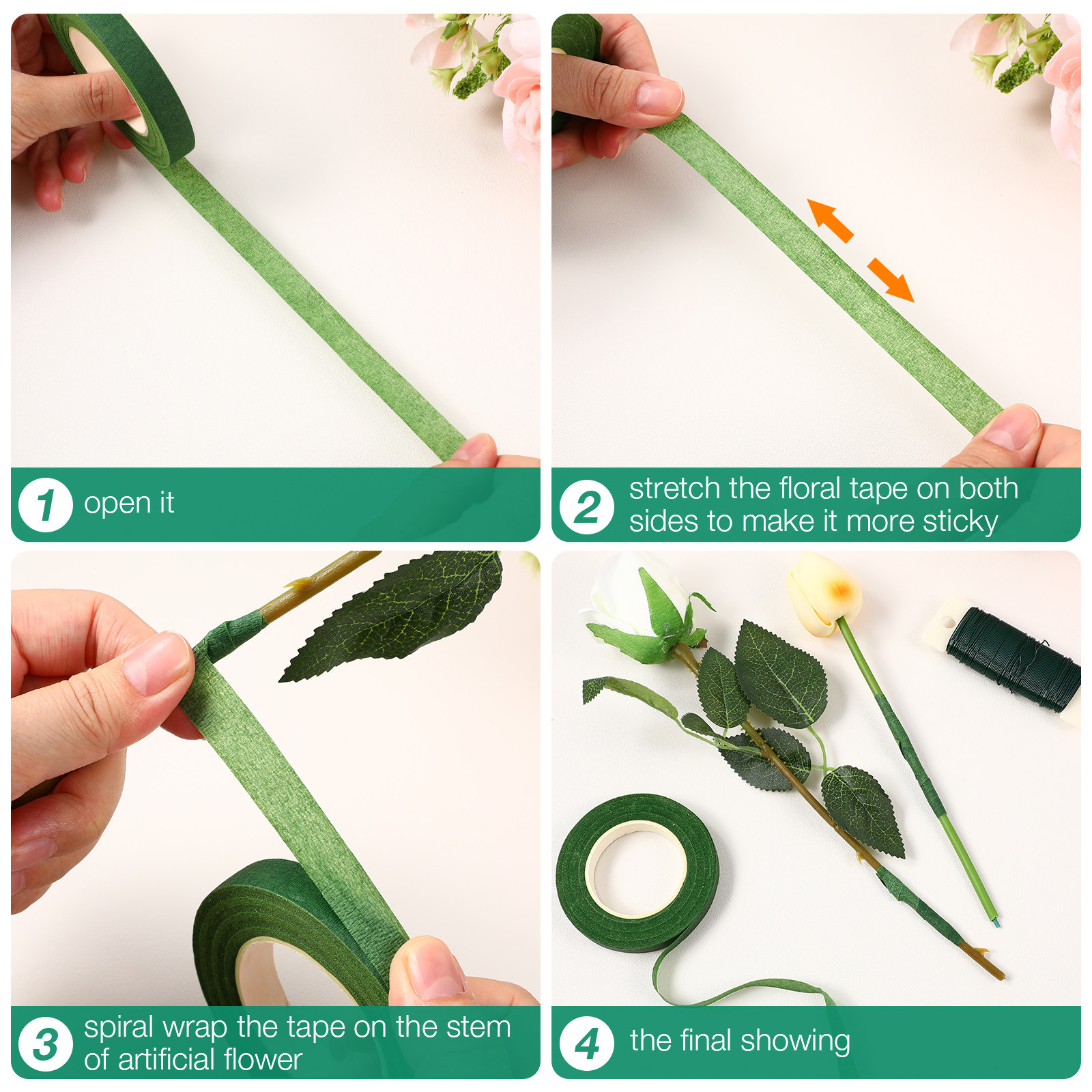 1Set Florist Wire Green Floral – обзор и цена Florist Wreath Supply