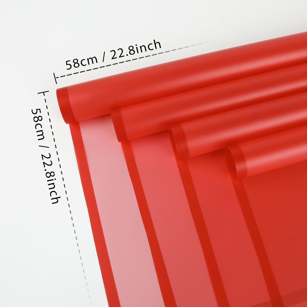 Translucent Red Waterproof Flo – обзор и цена Florist Supply Paper
