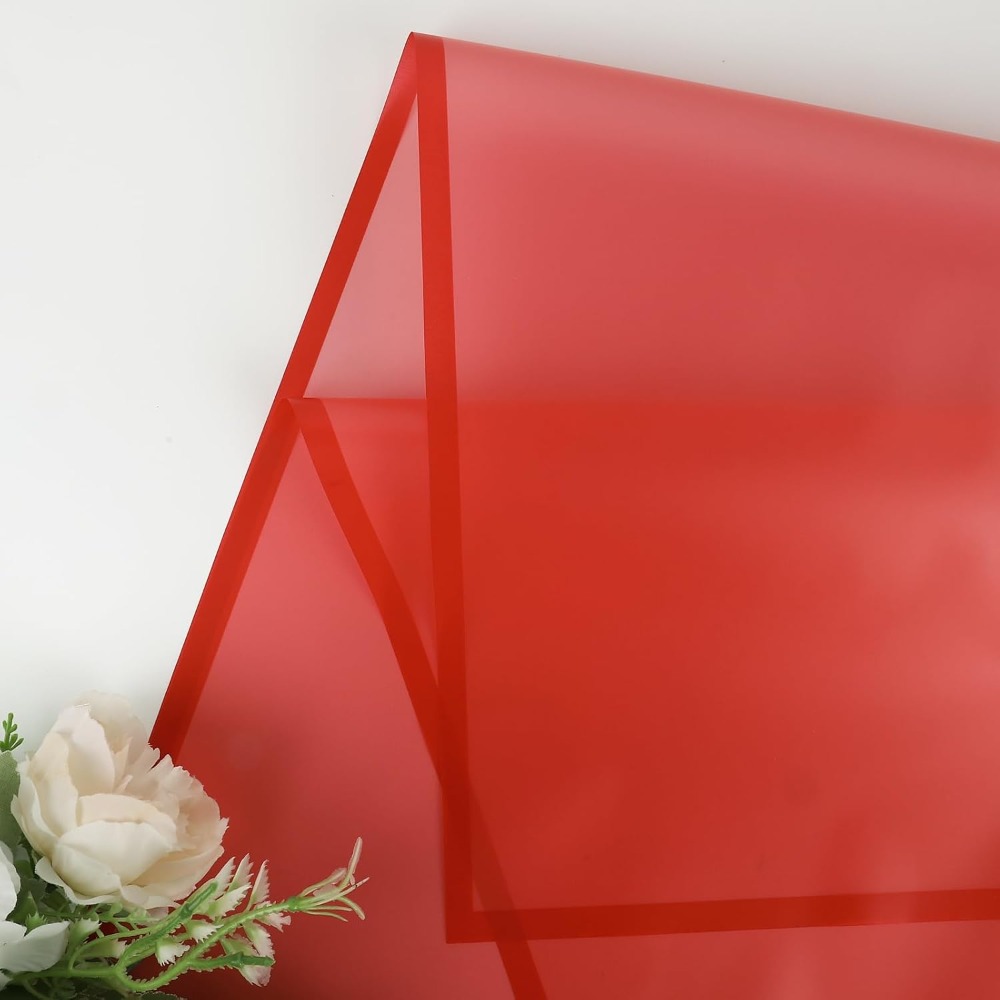 Translucent Red Waterproof Flo – обзор и цена Florist Supply Paper