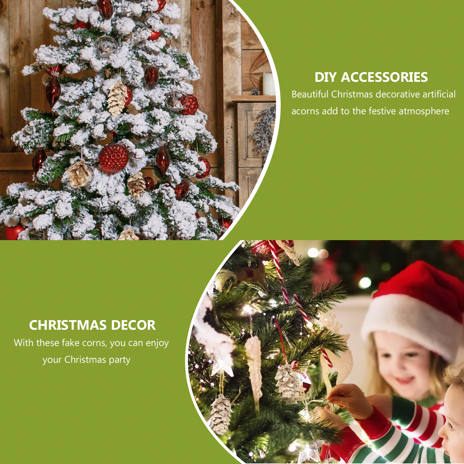1Set Christmas Decorative Pine – обзор и цена Natural Florist Supply