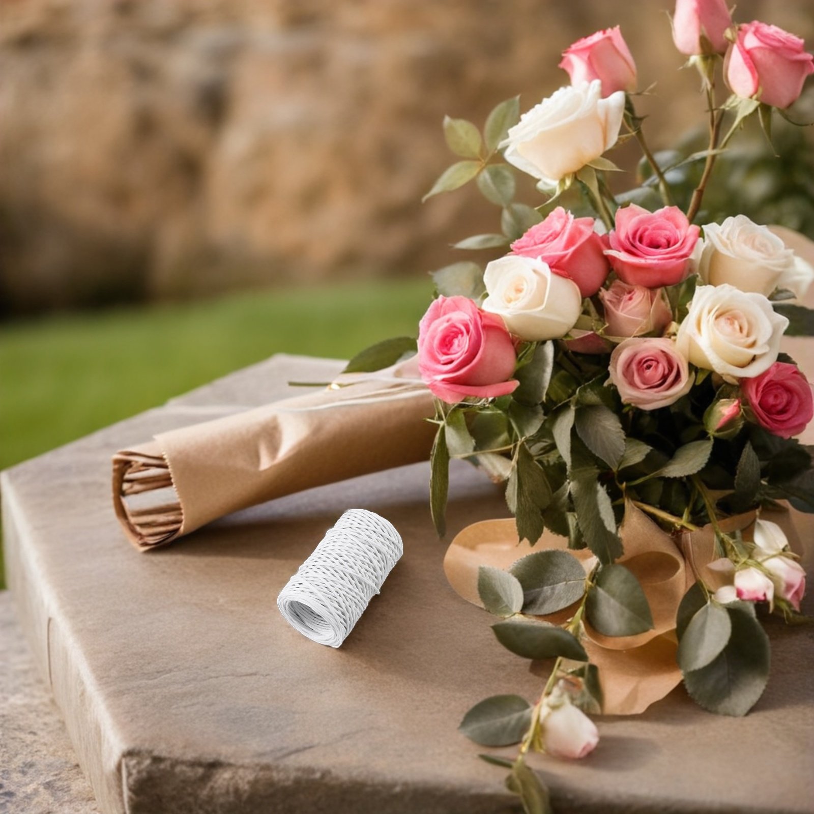 2 Rolls Floral Wire Rustic Vin – обзор и цена Wire Stem Florist