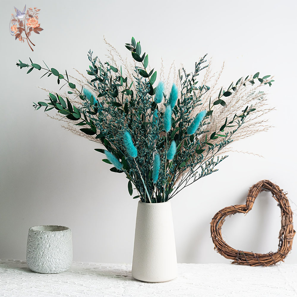 Blue Natural Dried Flowers Pam – обзор и цена Dried Flower Bunch