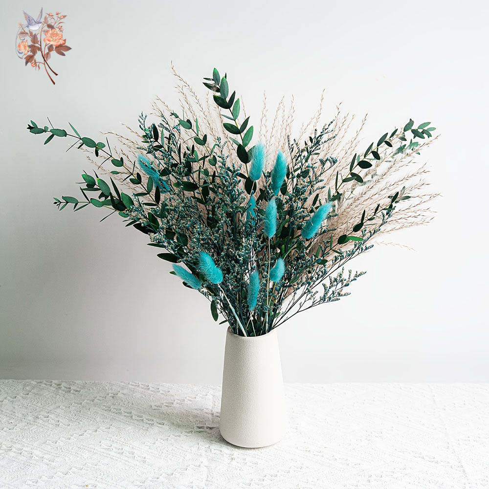 Blue Natural Dried Flowers Pam – обзор и цена Dried Flower Bunch