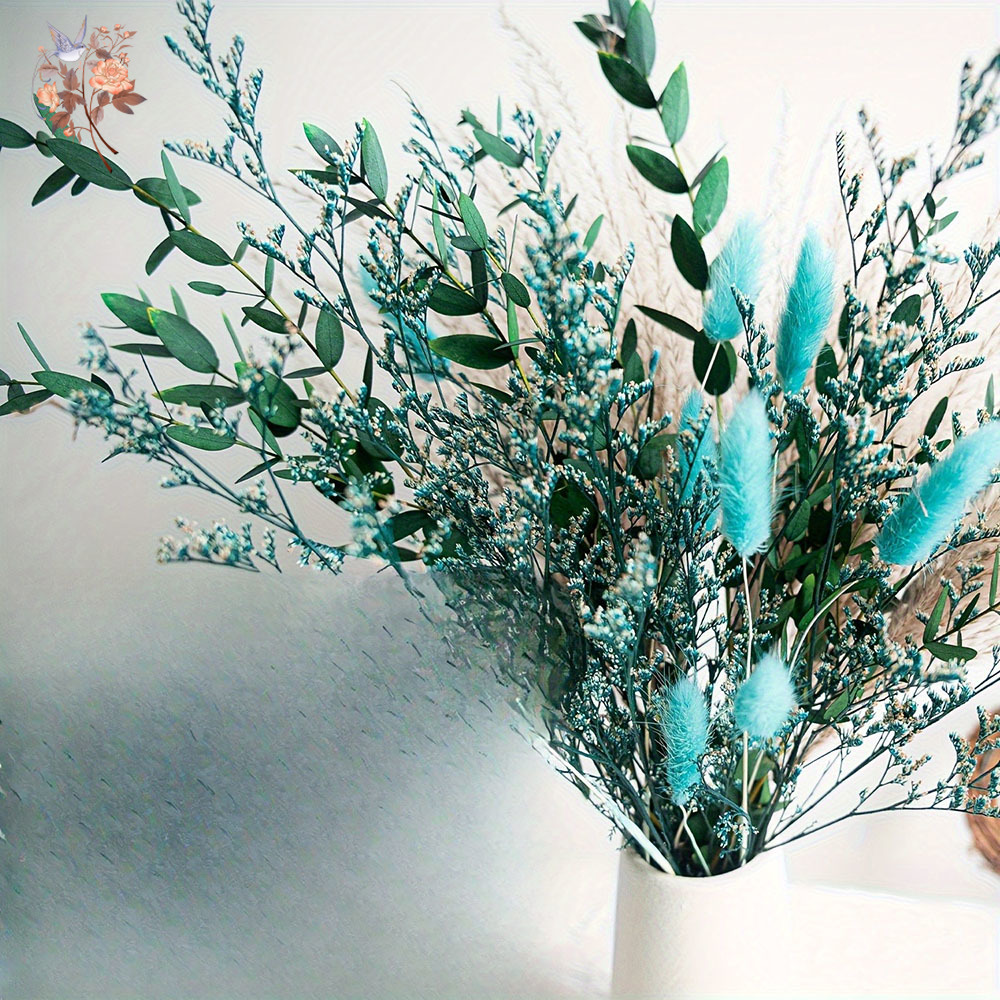 Blue Natural Dried Flowers Pam – обзор и цена Dried Flower Bunch