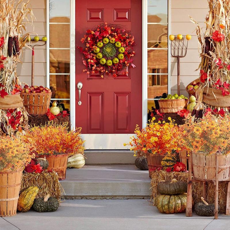 1Pcs Bundle Artificial Fall Fl – обзор и цена Dried Flower Bunch