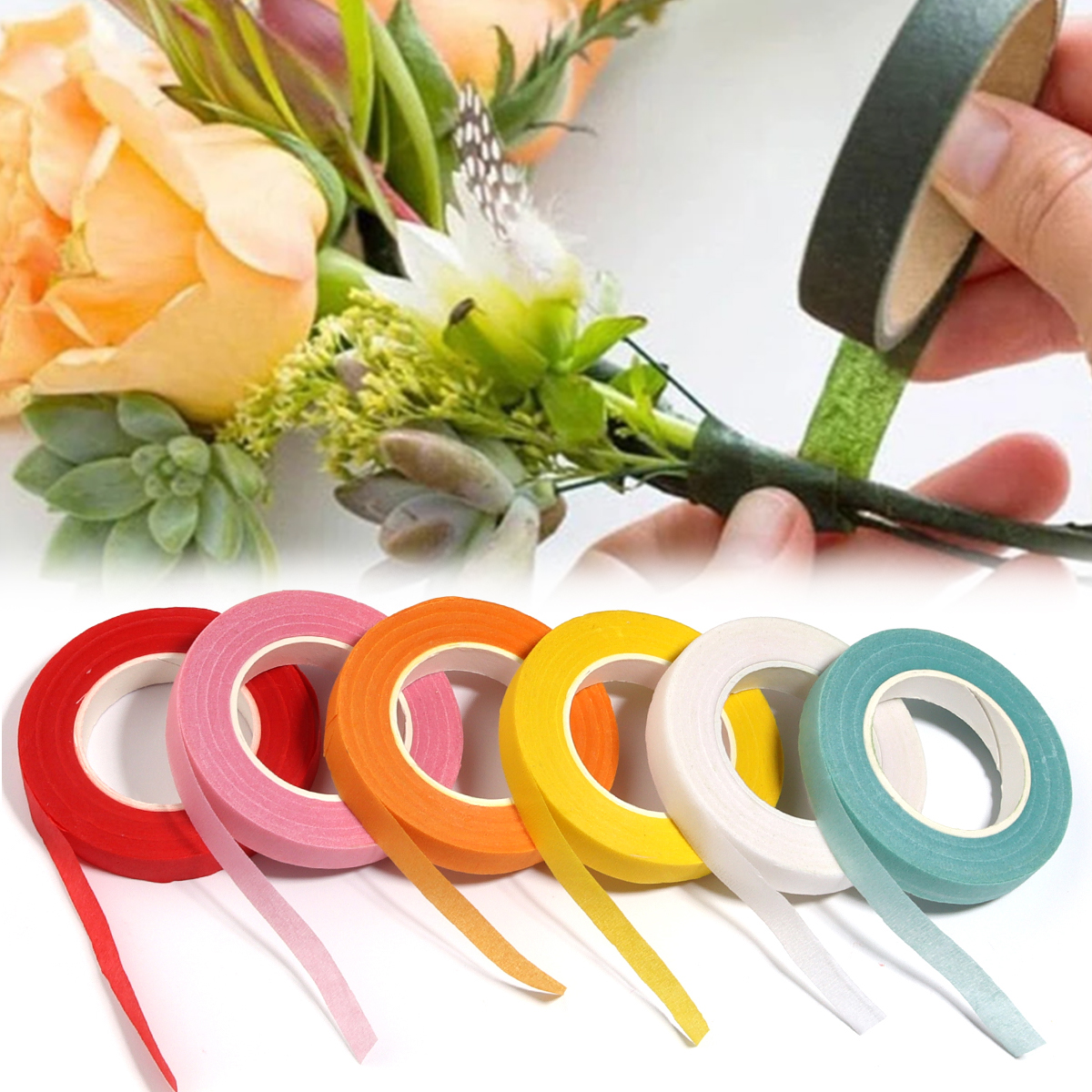 30 Yard 12MM Floral Stem Tape  – обзор и цена Florist Supply Paper