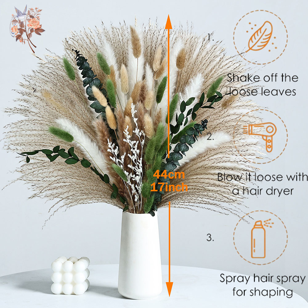 85PCS Natural Dried Flowers Pa – обзор и цена Dried Flower Bunch
