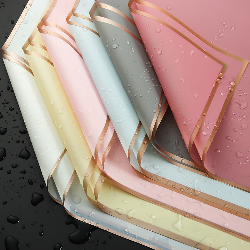 10pcs/set Waterproof Gold Bord – обзор и цена Florist Supply Paper