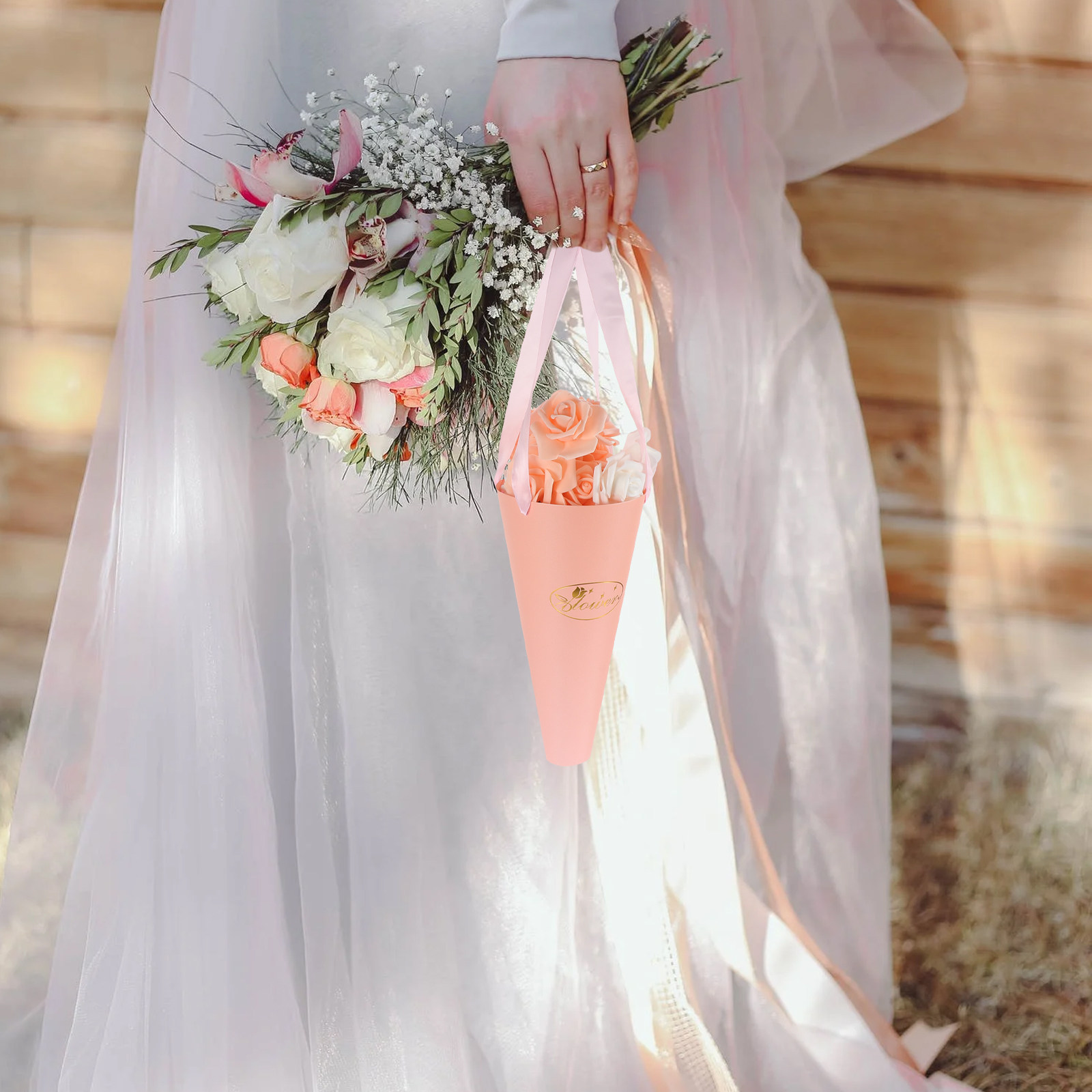 6Pcs Flower Bouquet Bags Chic  – обзор и цена Florist Supply Shop