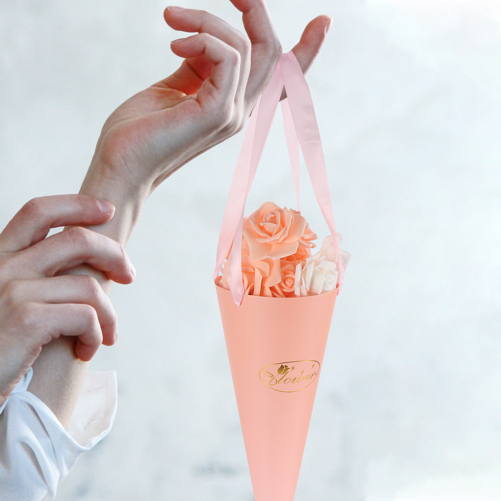 6Pcs Flower Bouquet Bags Chic  – обзор и цена Florist Supply Shop
